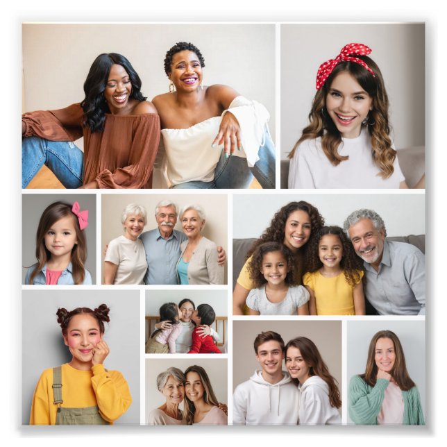 Créez votre propre agrandissement de collage photo (Devant)