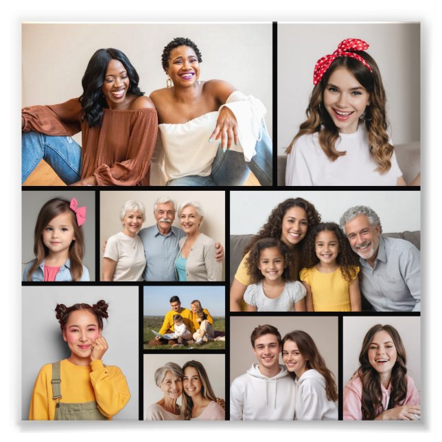 Créez votre propre agrandissement de collage photo (Devant)