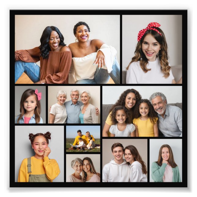 Créez votre propre agrandissement de collage photo (Devant)