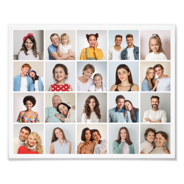 Créez votre propre agrandissement de collage photo (Devant)