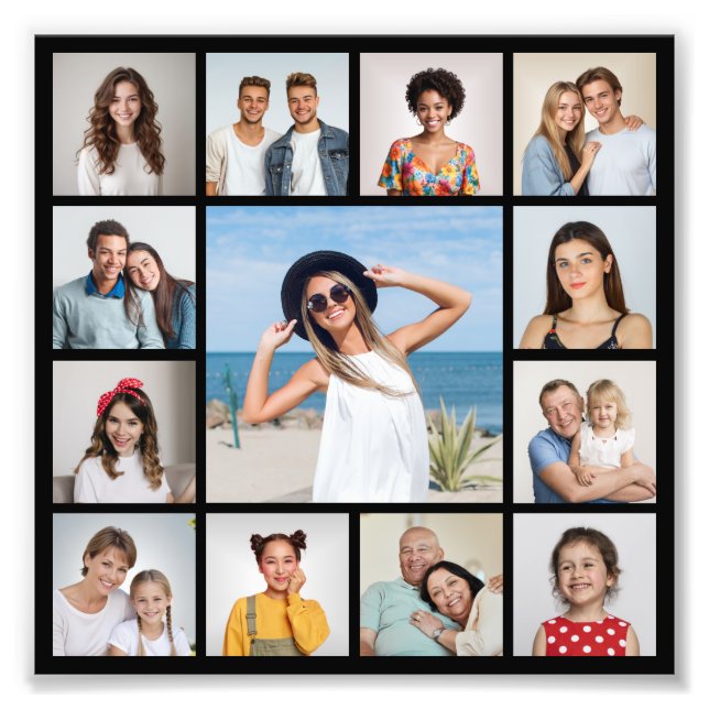 Créez votre propre agrandissement de collage photo (Devant)