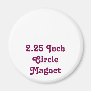 Créez votre propre aimant à cercle unique de 5,72