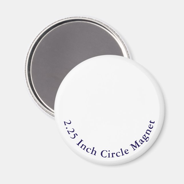 Créez votre propre aimant de cercle de 2,25" (Recto/Verso)