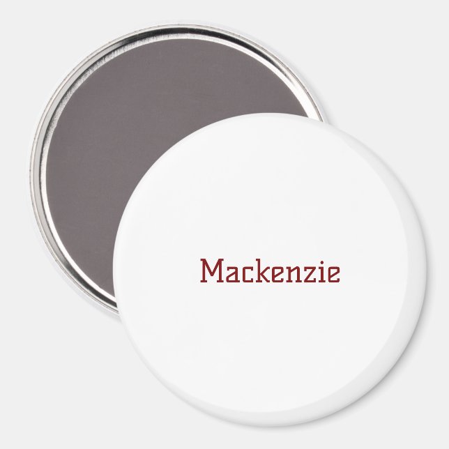 Créez votre propre aimant rond de 3'' (Recto/Verso)