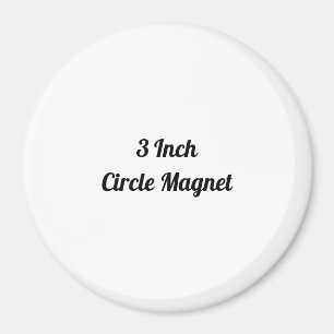 Créez votre propre aimant rond de 3''