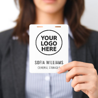 Créez votre propre badge d'employé d'entreprise