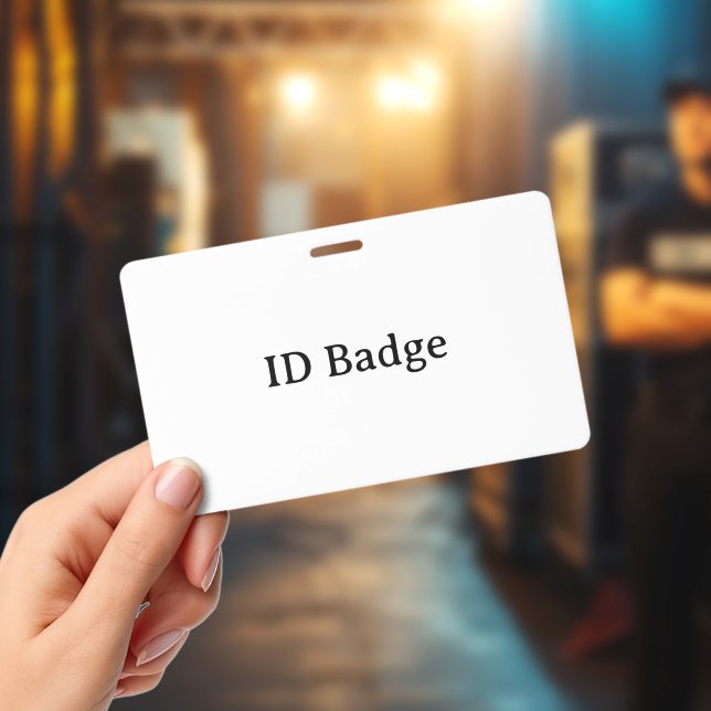Créez votre propre badge en plastique PVC horizont (Concert)