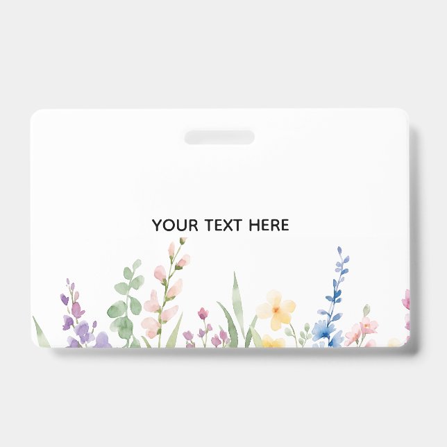 Créez Votre Propre Badge Floral (Avant)