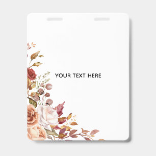 Créez Votre Propre Badge Floral