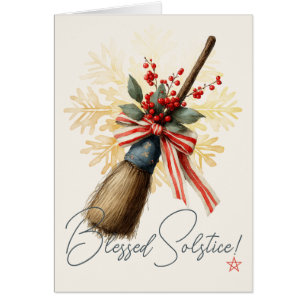 Créez votre propre balai de Yule en houx à ruban r