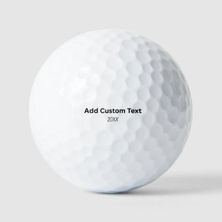 Créez votre propre balle de golf régulière de vale