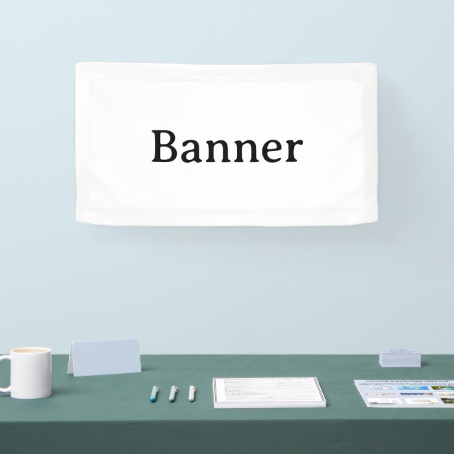 Créez Votre Propre Bannière Intérieure 1,6' x 3' (Salon professionnel)