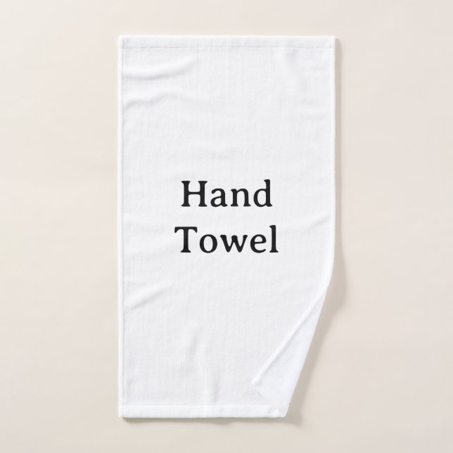 Créez votre propre bannière personnalisée simple 1 (Serviette à main)
