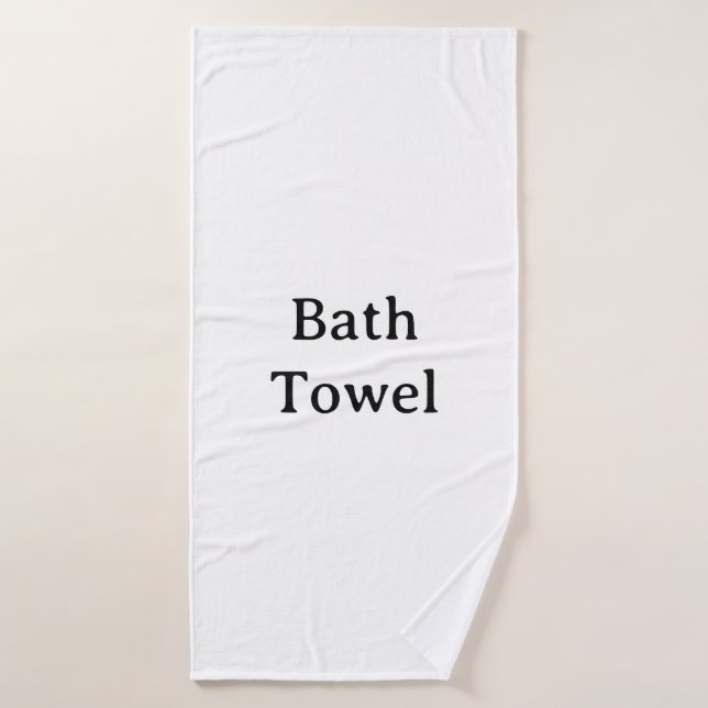 Créez votre propre bannière personnalisée simple 7 (Serviette de bain)