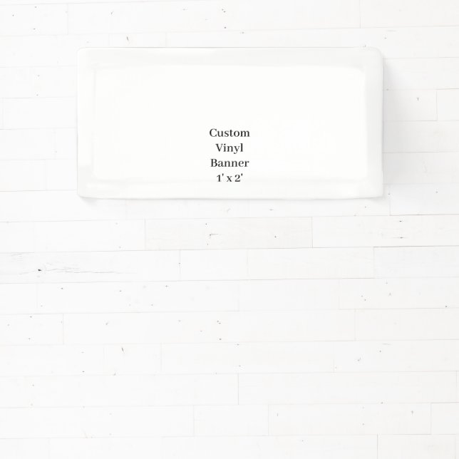 Créez votre propre bannière vinyle simple de 1' x  (Insitu)