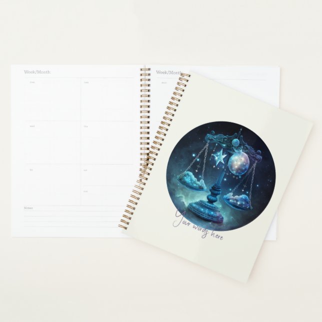 Créez votre propre bibliothèque céleste Zodiac (Devant avec enveloppe)