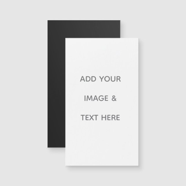 Créez votre propre blanc  (Devant / Derrière)