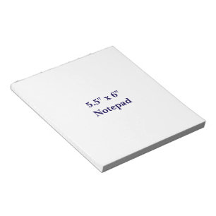 Créez votre propre bloc-notes 5,5" x 6"