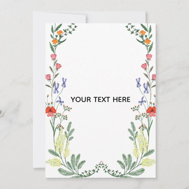 Créez votre propre bordure florale (Devant)