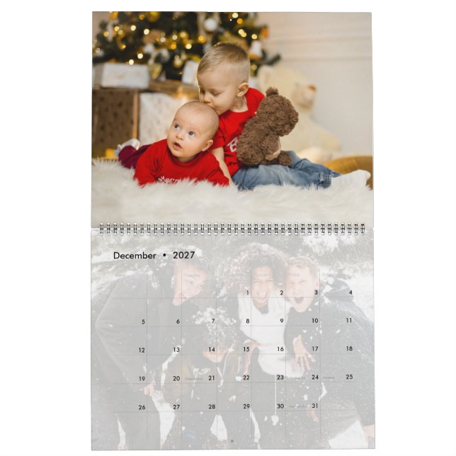 Créez votre propre calendrier d'album photo de fam (Dec 2027)