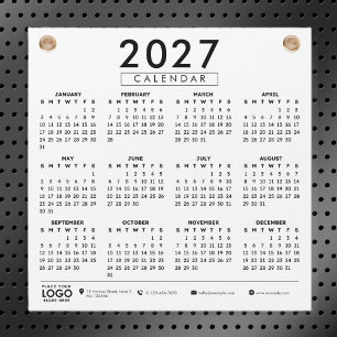 Créez votre propre calendrier de logo d'entreprise