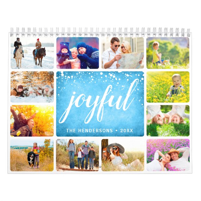 Créez votre propre calendrier photo moderne 2025 (Protection)