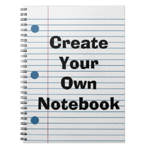 Créez votre propre carnet mignon de papier d'école