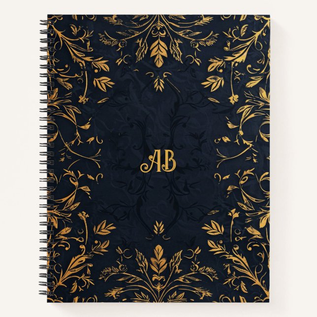 Créez votre propre Carnet romantique Black & Gold (Devant)