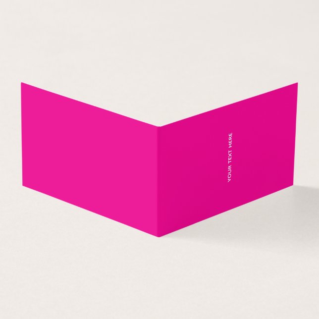 Créez Votre Propre Carte de Invitation Rose Magent (Outside)