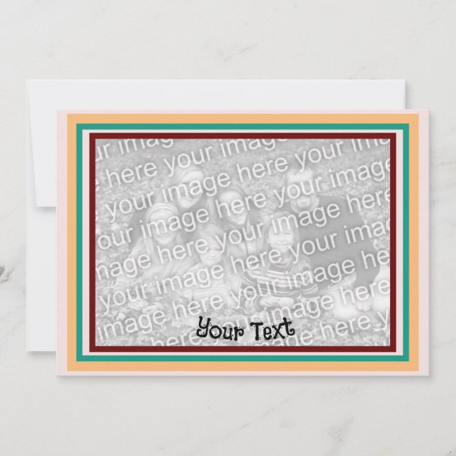 Créez votre propre carte de Noël de vacances (Devant)