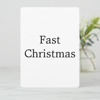 créez votre propre carte de Noël ronde 5,5" x 7,5"