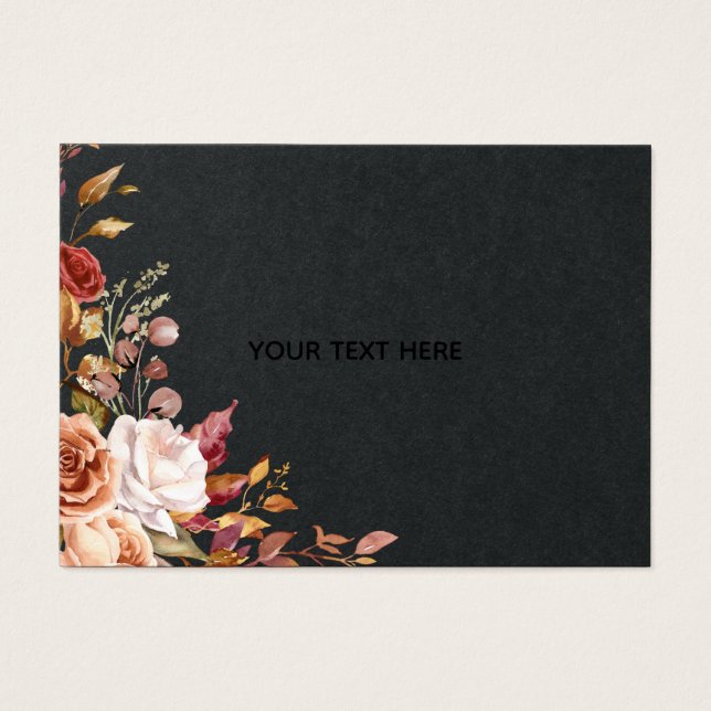 Créez votre propre carte de profil floral (Devant)