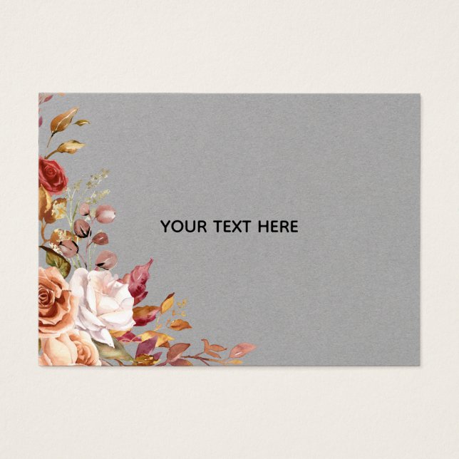 Créez votre propre carte de profil floral (Devant)