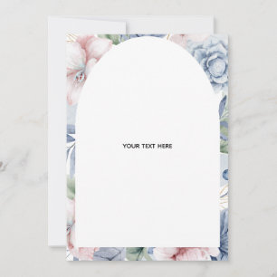 Créez votre propre carte de remerciement florale p