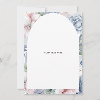 Créez votre propre carte de remerciement florale p