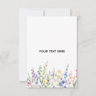 Créez votre propre carte de réponse florale