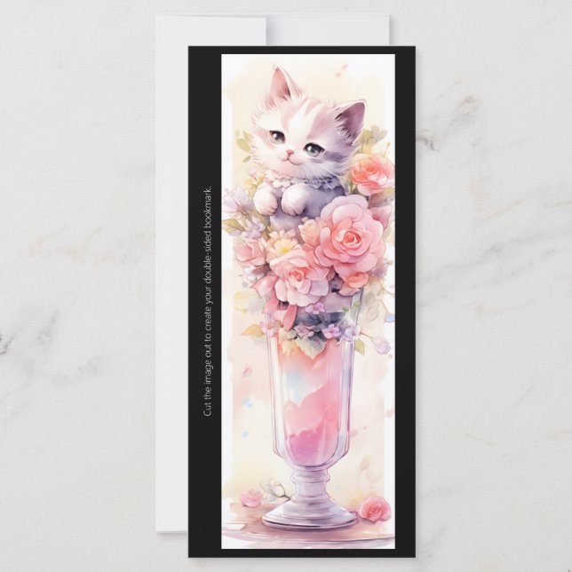 Créez votre propre carte de signet de chaton avec  (Devant)