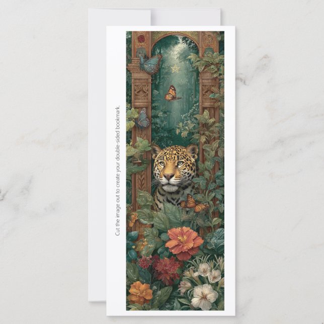 Créez votre propre carte de signet de guépard de j (Devant)