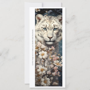 Créez votre propre carte de signet Fleur de Tigre