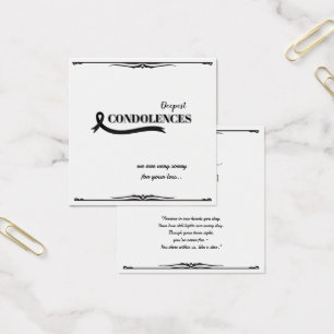 Créez Votre Propre Carte de Sympathie Simple 2,5"