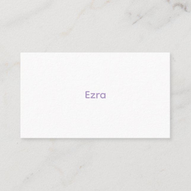 Créez votre propre carte de visite avec image (Devant)