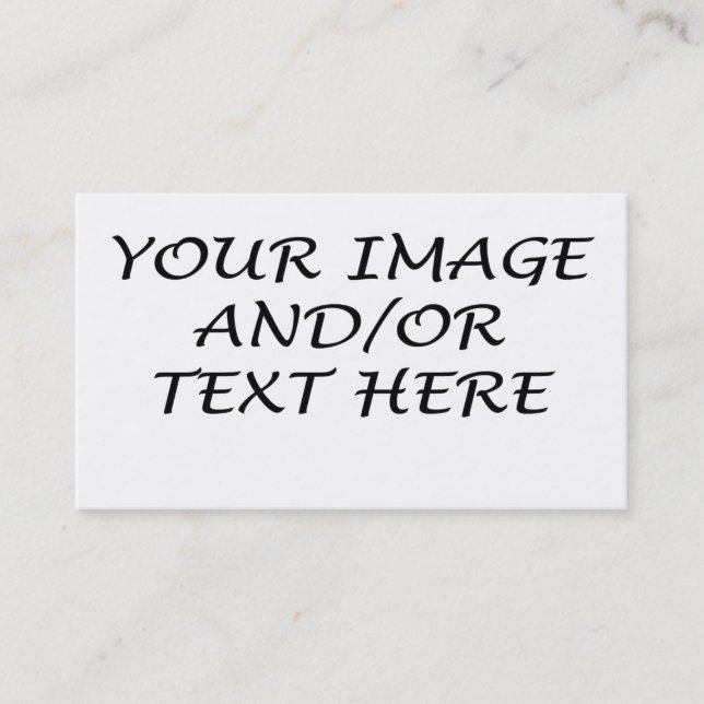 Créez votre propre carte de visite horizontal (Devant)