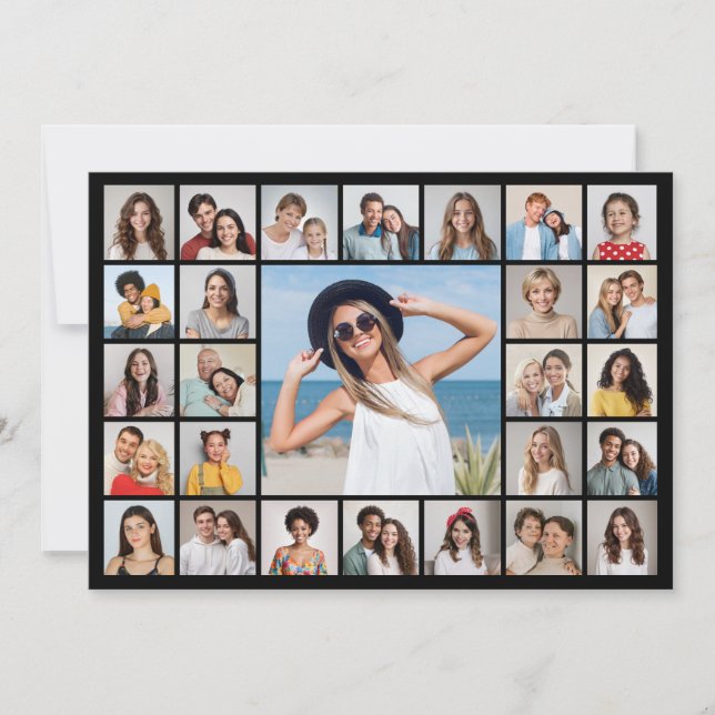 Créez votre propre carte de vœux avec collage de 2 (Devant)