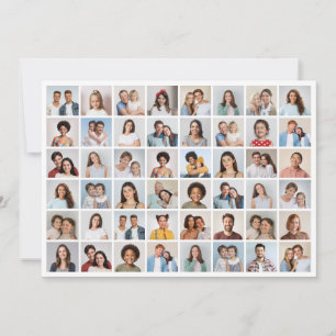Créez votre propre carte de vœux collage de 48 pho