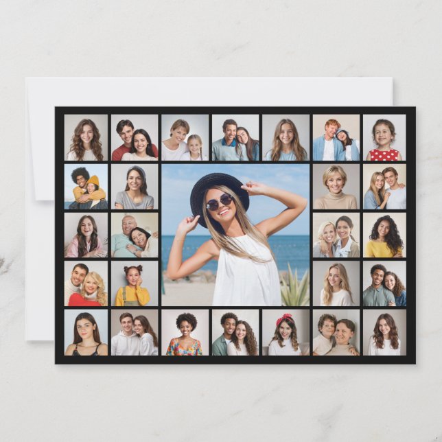 Créez votre propre carte de voeux Collage photo 27 (Devant)