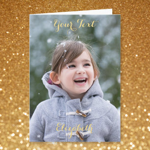 Créez votre propre carte de vœux personnalisée ave