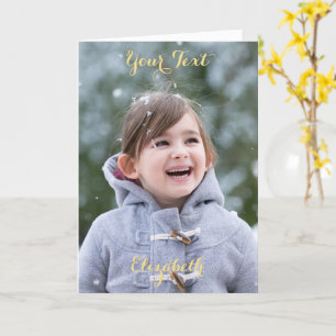 Créez votre propre carte de vœux personnalisée ave