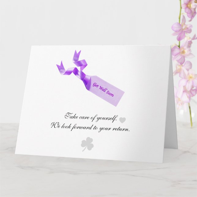 Créez votre propre carte de vœux simple 21,59 cm x (Orchidée)