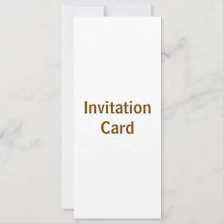 Créez votre propre carte d'invitation 10 cm x 23 c