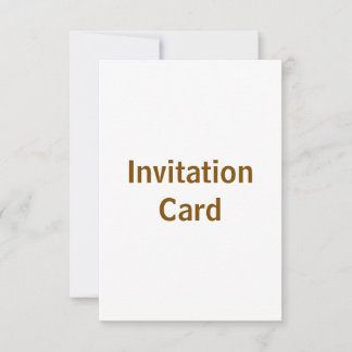 Créez votre propre carte d'invitation 3,5" x 5"